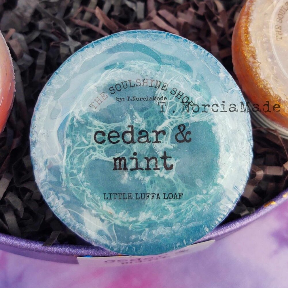 Cedar & Mint Little Luffa Loaf